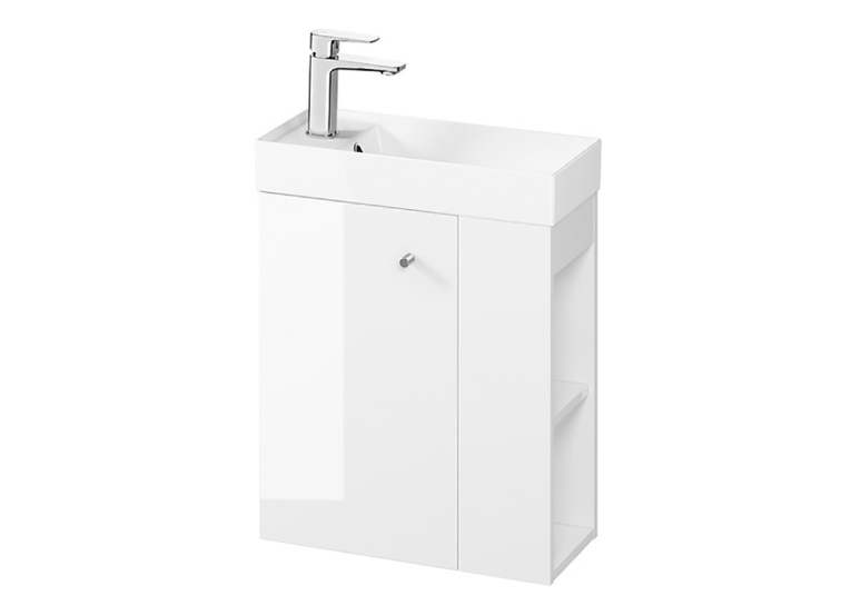 Шафка для раковини Cersanit LARGA 50x22, біла S932-110-DSM+Раковина Cersanit LARGA 50х22см, меблева біла EW K677-005, S932-110-DSM+K677-005