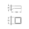 Тримач для аксесуарів Grohe Selection Cube 40865000 (виставковий зразок)