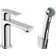 Змішувач Hansgrohe Rebris E 110 для умивальника з гігієнічною лійкою . Chrome 72216000