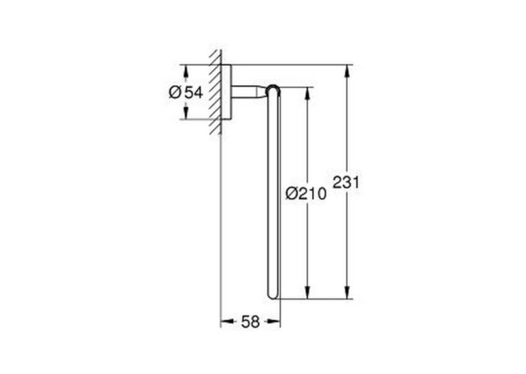 Рушникотримувач Grohe BauCosmopolitan 40460001