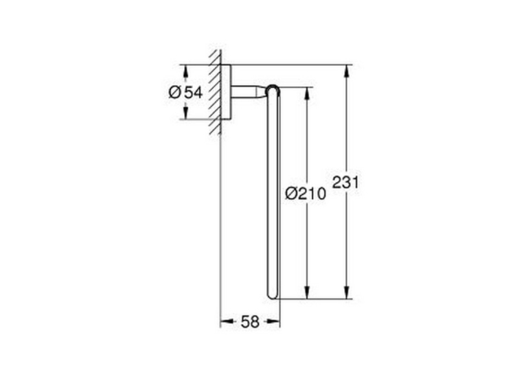 Рушникотримувач Grohe BauCosmopolitan 40460001