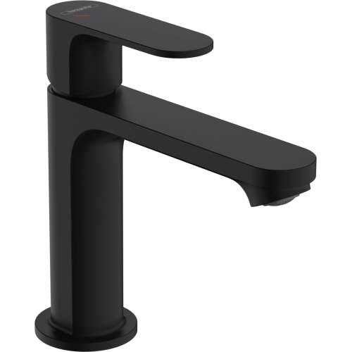 Змішувач Hansgrohe Rebris S 110 Coolstart EcoSmart+ для умивальника з д/к pop-up. Matt Black 72588670