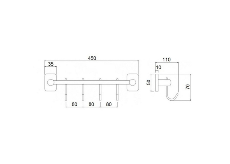 Гачок Qtap Liberty CRM 1154-4