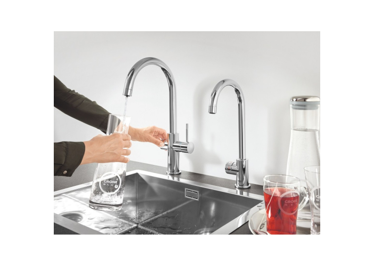Змішувач кухонний Grohe Blue Home з функцією очищення водопровідної води 31323002