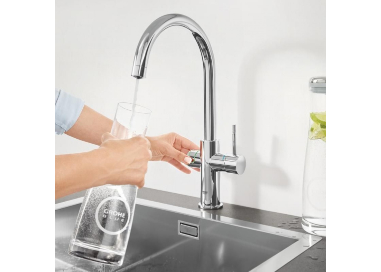 Змішувач кухонний Grohe Blue Home з функцією очищення водопровідної води 31323002