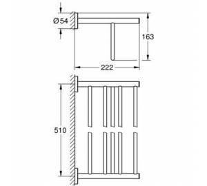 Полиця Grohe BauCosmopolitan 40462001