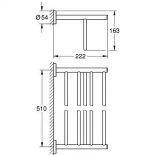Полочка Grohe BauCosmopolitan 40462001