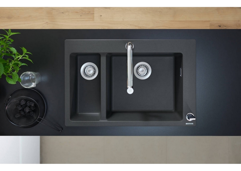 Кухонный комплект мойка со смесителем Hansgrohe C51-F635-09, хром 43220000