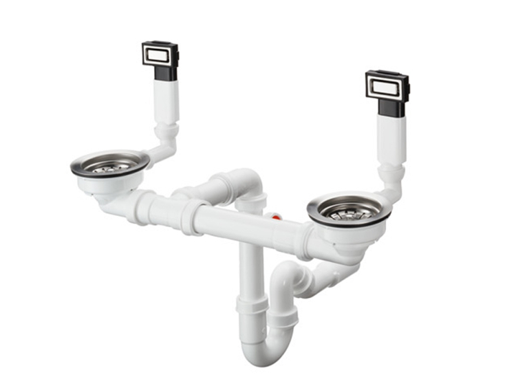 Сифон для мойки Hansgrohe D15-10, хром 43922800