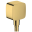 Шланговое подключение Hansgrohe FixFit E с обратным клапаном Polished Gold Optic 26457990