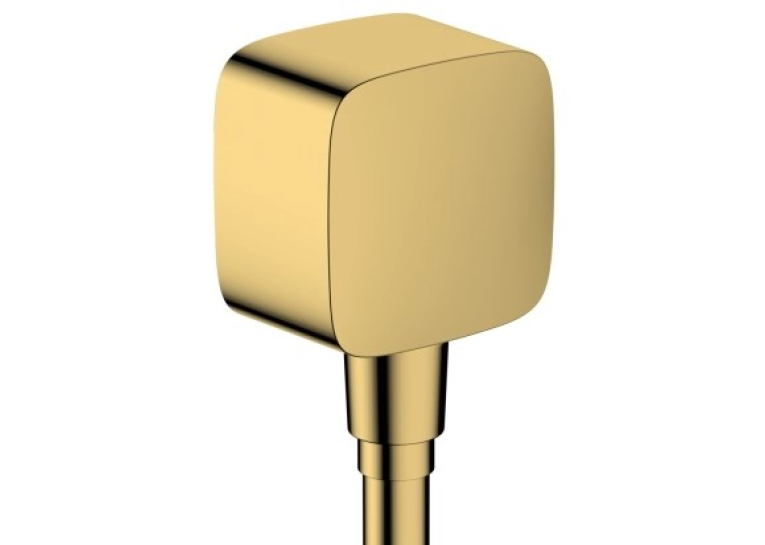 Шланговое подключение Hansgrohe FixFit E с обратным клапаном Polished Gold Optic 26457990