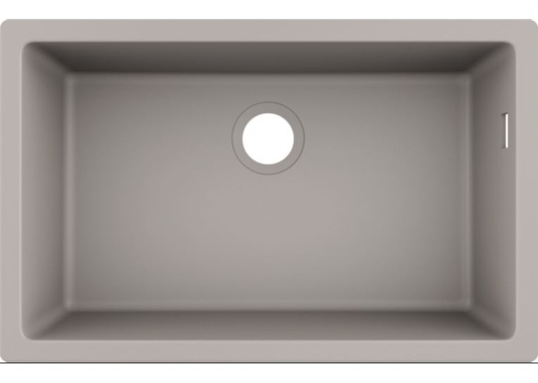 Кухонная мойка Hansgrohe S510-U660 под столешницу 710х450 Concretegrey 43432380