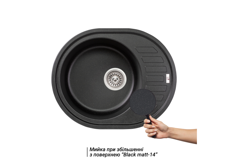 Кухонна мийка Lidz 620x500/200 BLM-14 (LIDZBLM14620500200)