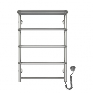 Полотенцесушитель электрический Lidz Standard shelf (CRM) P5 500x700 RE с полкой (LIDZSTNDSHCRMP5500700RE)