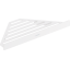 Кутова полиця Hansgrohe AddStoris 41741700, білий матовий