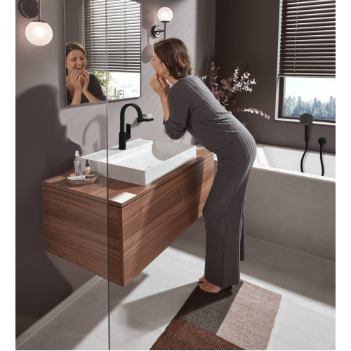 Смеситель Hansgrohe Vivenis для раковины, черный матовый 75030670