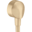 Шланговое подключение Hansgrohe FixFit E без обратного клапана Brushed Bronze 27454140