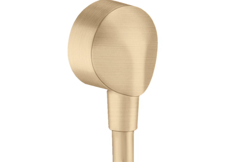 Шланговое подключение Hansgrohe FixFit E без обратного клапана Brushed Bronze 27454140