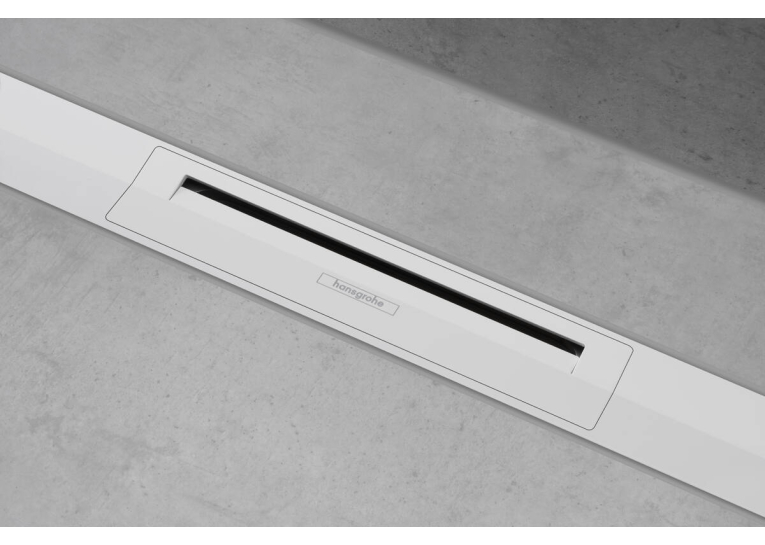 Верхня частина Hansgrohe "RainDrain Flex" для каналу (пристінна) 1200 мм Matt White 56054700