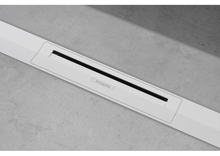Верхня частина Hansgrohe "RainDrain Flex" для каналу (пристінна) 1200 мм Matt White 56054700