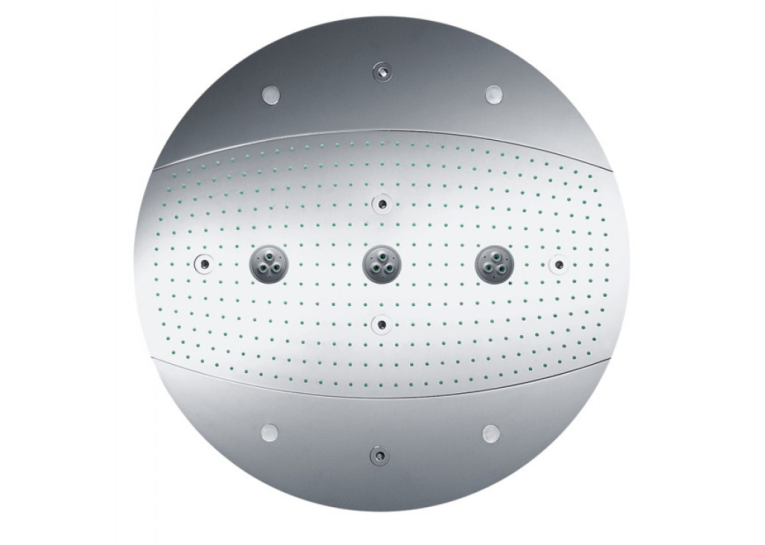 Тропічний душ Hansgrohe Raindance Rainmaker Air 3jet 600 з підсвічуванням, хром 26117000