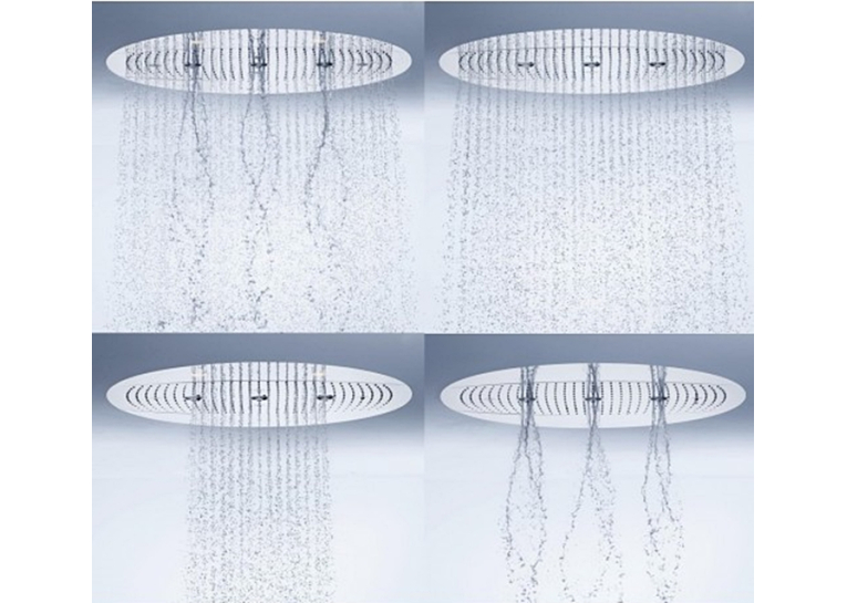 Тропічний душ Hansgrohe Raindance Rainmaker Air 3jet 600 з підсвічуванням, хром 26117000