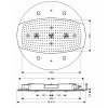 Тропічний душ Hansgrohe Raindance Rainmaker Air 3jet 600 з підсвічуванням, хром 26117000