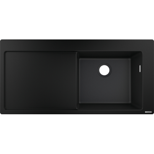 Кухонная мойка Hansgrohe S514-F450 с сушилкой слева Graphiteblack 43314170