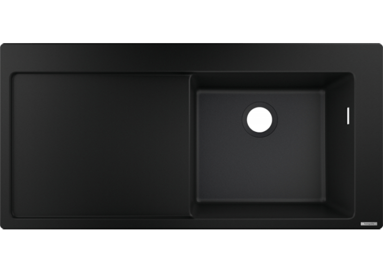 Кухонная мойка Hansgrohe S514-F450 с сушилкой слева Graphiteblack 43314170
