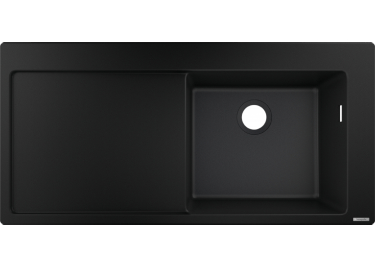 Кухонная мойка Hansgrohe S514-F450 с сушилкой слева Graphiteblack 43314170