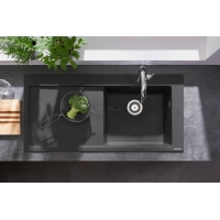 Кухонная мойка Hansgrohe S514-F450 с сушилкой слева Graphiteblack 43314170