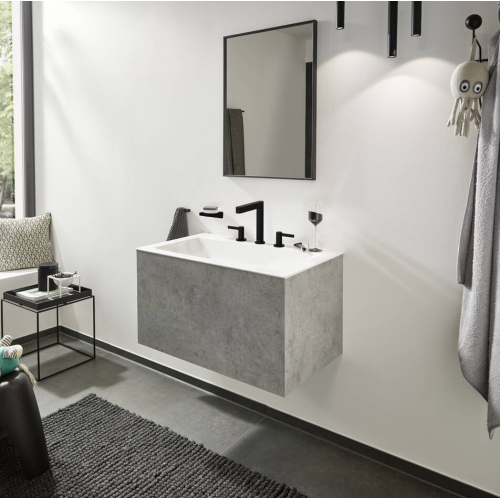 Смеситель Hansgrohe Finoris для раковины, черный матовый 76034670