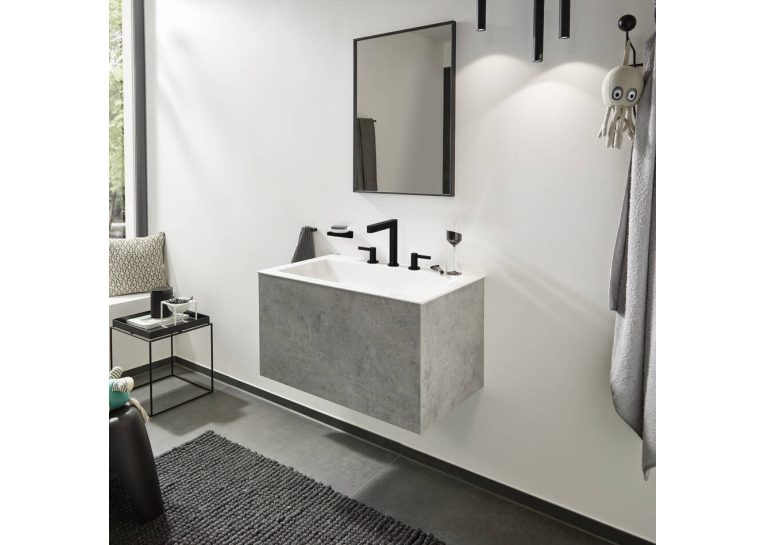Змішувач Hansgrohe Finoris для раковини, чорний матовий 76034670