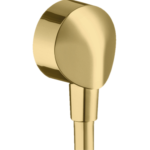 Шланговое подключение Hansgrohe FixFit E без обратного клапана Polished Gold Optic 27454990