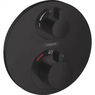 Термостат для душа Hansgrohe Ecostat S 15758670 черный матовый