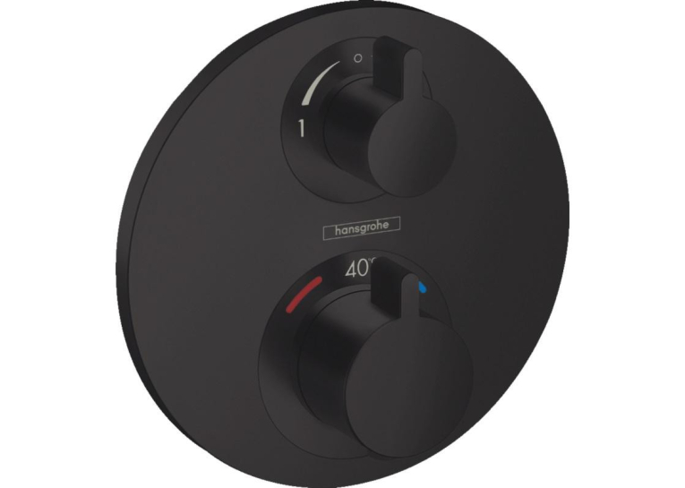 Термостат для душу Hansgrohe Ecostat S 15758670 чорний