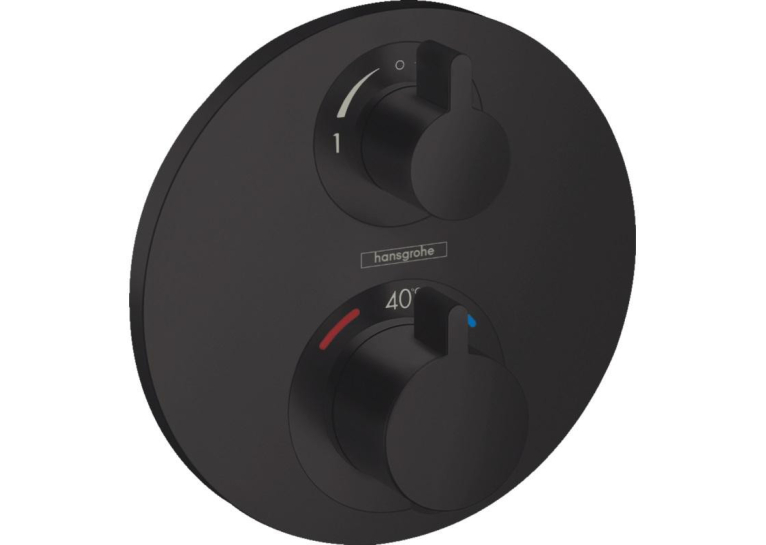 Термостат для душу Hansgrohe Ecostat S 15758670 чорний