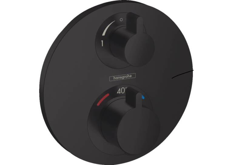 Термостат для душу Hansgrohe Ecostat S 15758670 чорний