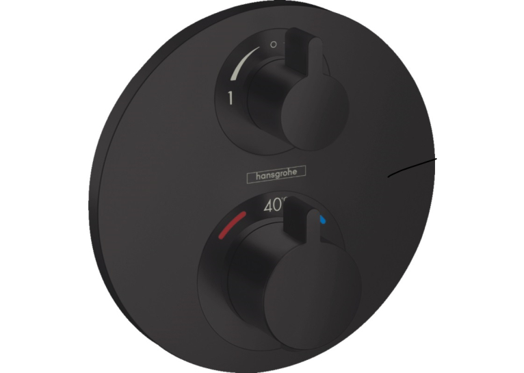 Термостат для душу Hansgrohe Ecostat S 15758670 чорний