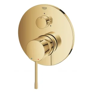 Смеситель однорычажный с переключателем на 3 положения GROHE Essence New 24092GL1 Золото