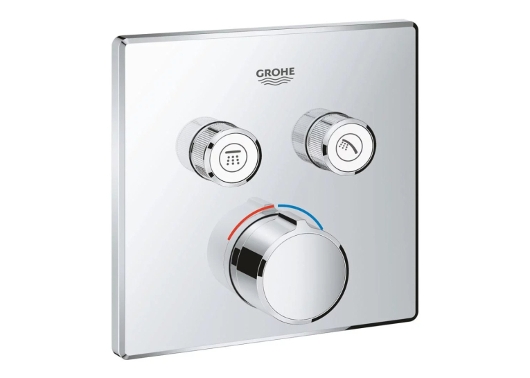 Зовнішня частина змішувача на 2 виходи GROHE GROHTHERM SMARTCONTROL, 29148000