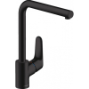 Кухонний змішувач Hansgrohe Focus Matt Black 31817670 (Пошкоджене пакування)