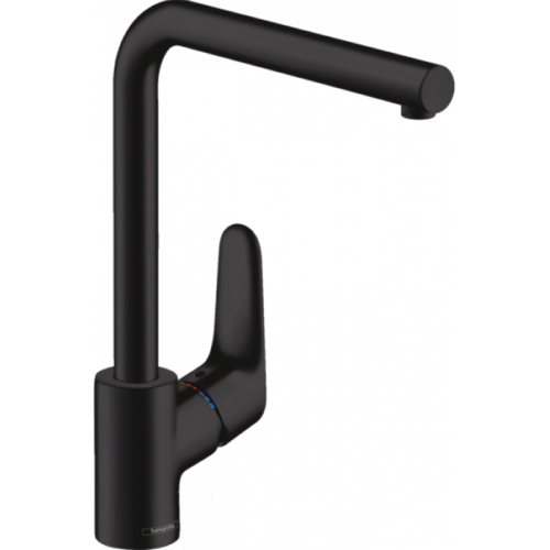 Кухонний змішувач Hansgrohe Focus Matt Black 31817670 (Пошкоджене пакування)