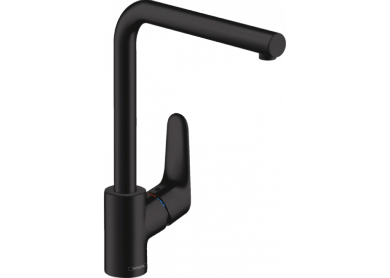 Кухонний змішувач Hansgrohe Focus Matt Black 31817670 (Пошкоджене пакування)