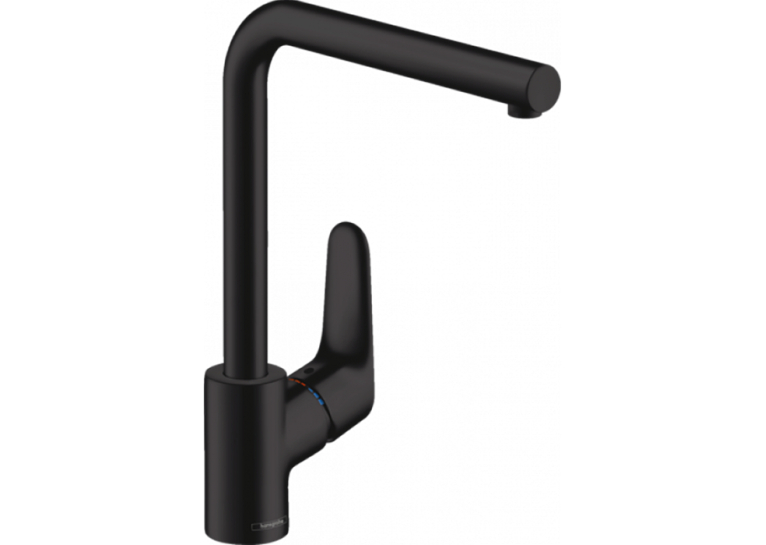 Кухонний змішувач Hansgrohe Focus Matt Black 31817670 (Пошкоджене пакування)