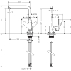 Кухонний змішувач Hansgrohe Focus Matt Black 31817670 (Пошкоджене пакування)