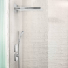 Верхний душ Hansgrohe Rainmaker Select 580х260 3jet хром/черный 24001600