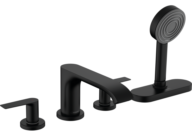 Смеситель Hansgrohe Vivenis на борт ванны, черный матовый 75444670