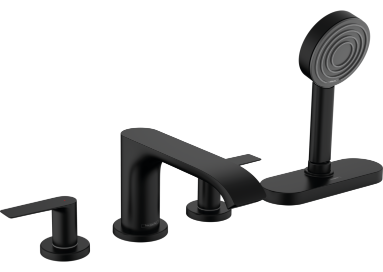 Смеситель Hansgrohe Vivenis на борт ванны, черный матовый 75444670