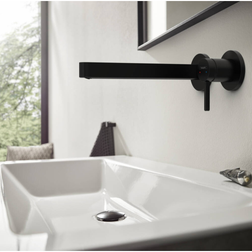 Змішувач Hansgrohe Finoris для раковини, чорний 76050670 (Пошкоджене пакування)